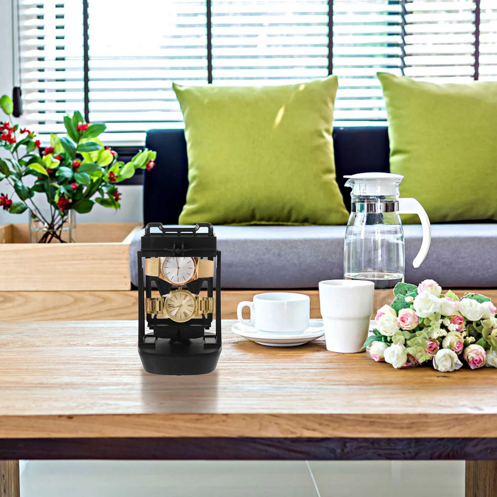 

Automatic Winder Black Plastic Mechanical Frame for Watches Household Watch Winder Self Winding Device Watch Accessories