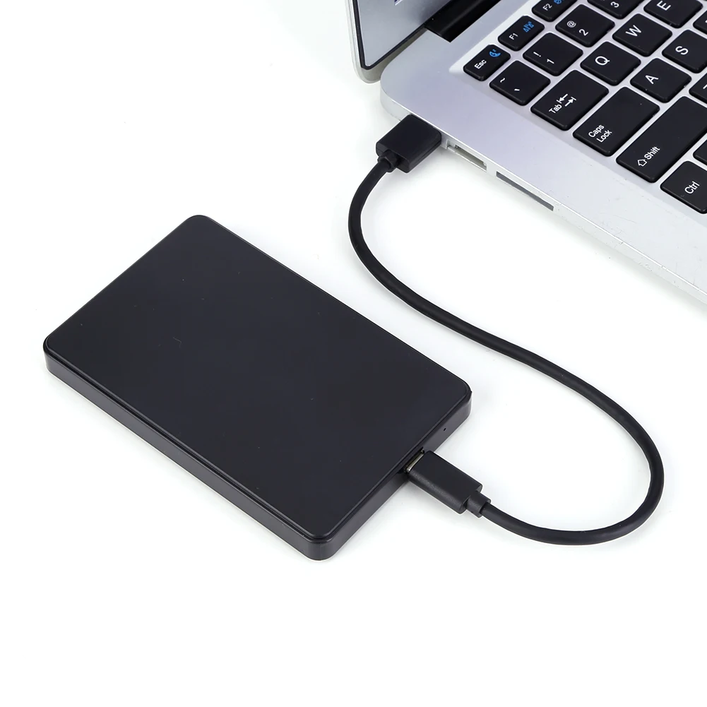 جديد 2.5 "SATA إلى USB3.1 HDD الضميمة التخزين الخارجي المحمول حافظة القرص الصلب USB3.1 SATA 1/2/3 SSD مع كابل USB C
