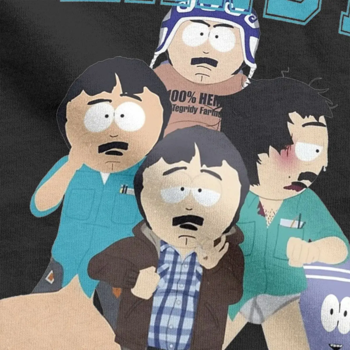 الرجال النساء راندي مارش تي شيرت ساوثز باركس ملابس قطنية مضحك قصيرة الأكمام جولة الرقبة تي شيرت الجرافيك تي شيرت مطبوع