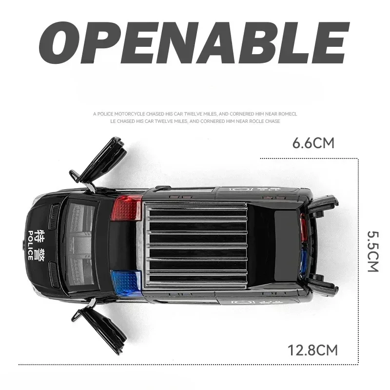 techniczna 1:36 Mercedes Benz City Service Vehicle Public Security Fire Special Police Ambulance Alloy Model Sound Light Echo Zabawka dla dzieci