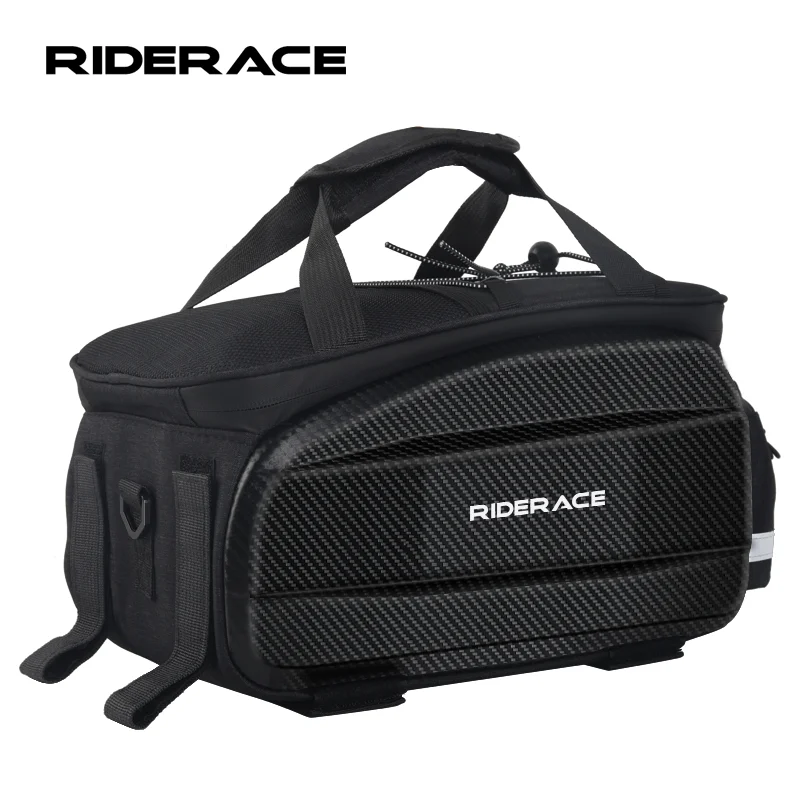 

Bicycle Rear Seat Bag Eva Multi-Purpose Large Capacity Bike Travel Luggage Storage Bag Cycling Trunk Panniers Shoulder Handbag