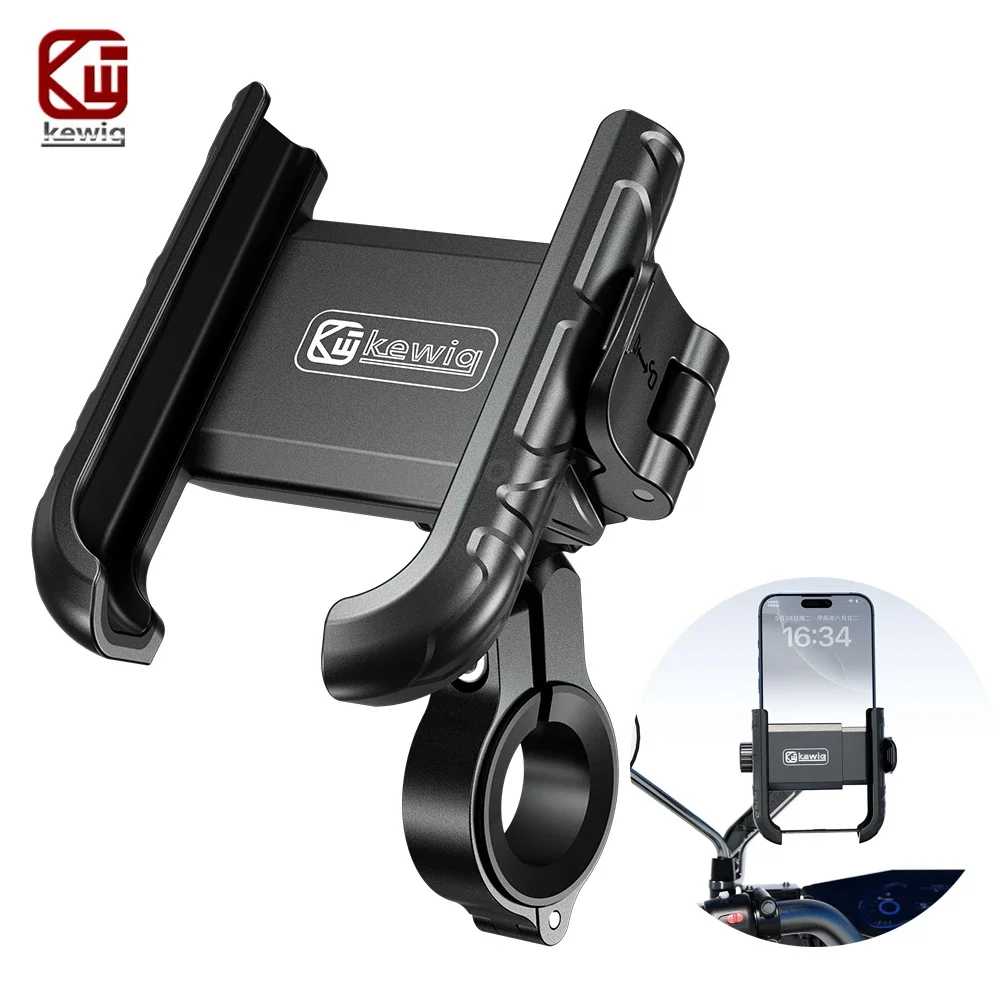

Motorcycle Bike Phone Mount Holder Bicycle Handlebar Stroller Scooter Cell Phone Mount Clip for iPhone Samsung Galaxy 5.4''-7.2'