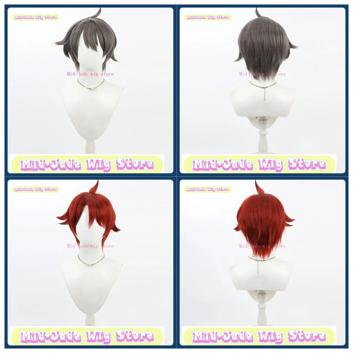 

Mid-jade Wig Wonderful Precure Usayama Satoru Cosplay Wig Anime game role-playing synthetic hair Halloween party costumes props