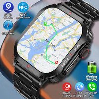 2025 New For Xiaomi Huawei Military Smart Watch Men Outdoor  GPS Sports Fitness Tracker Health Monitor 1.95\