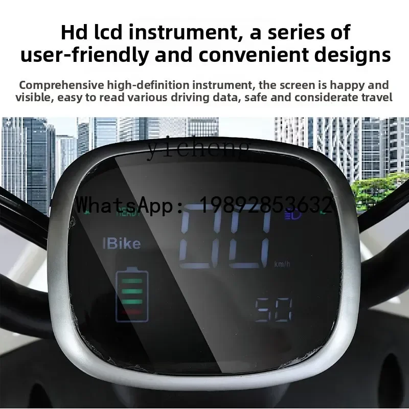 A1 Yiyang V1 sepeda listrik roda tiga untuk rumah tangga, kecil, cocok untuk ibu dan anak, pengangkut tiga orang, antar jemput anak, mobil baterai untuk lansia