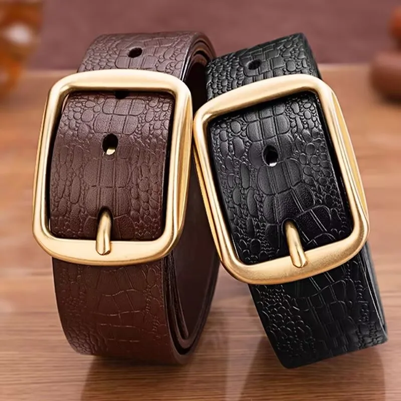 Army Belt for Men Famous Luxury Brand Designer Genuine Leather Classical y2k Waist Belts Punk for Jeans Leisure Waistband