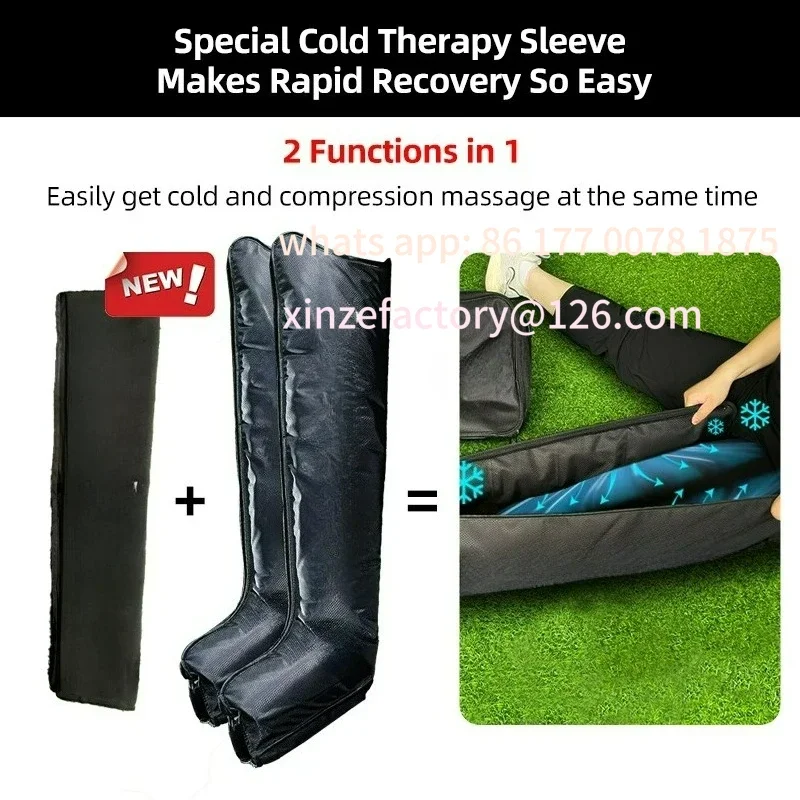 Customizable Electric Sports Recovery Massage Air Boots Treatment Leg Massager Physiotherapy Machine