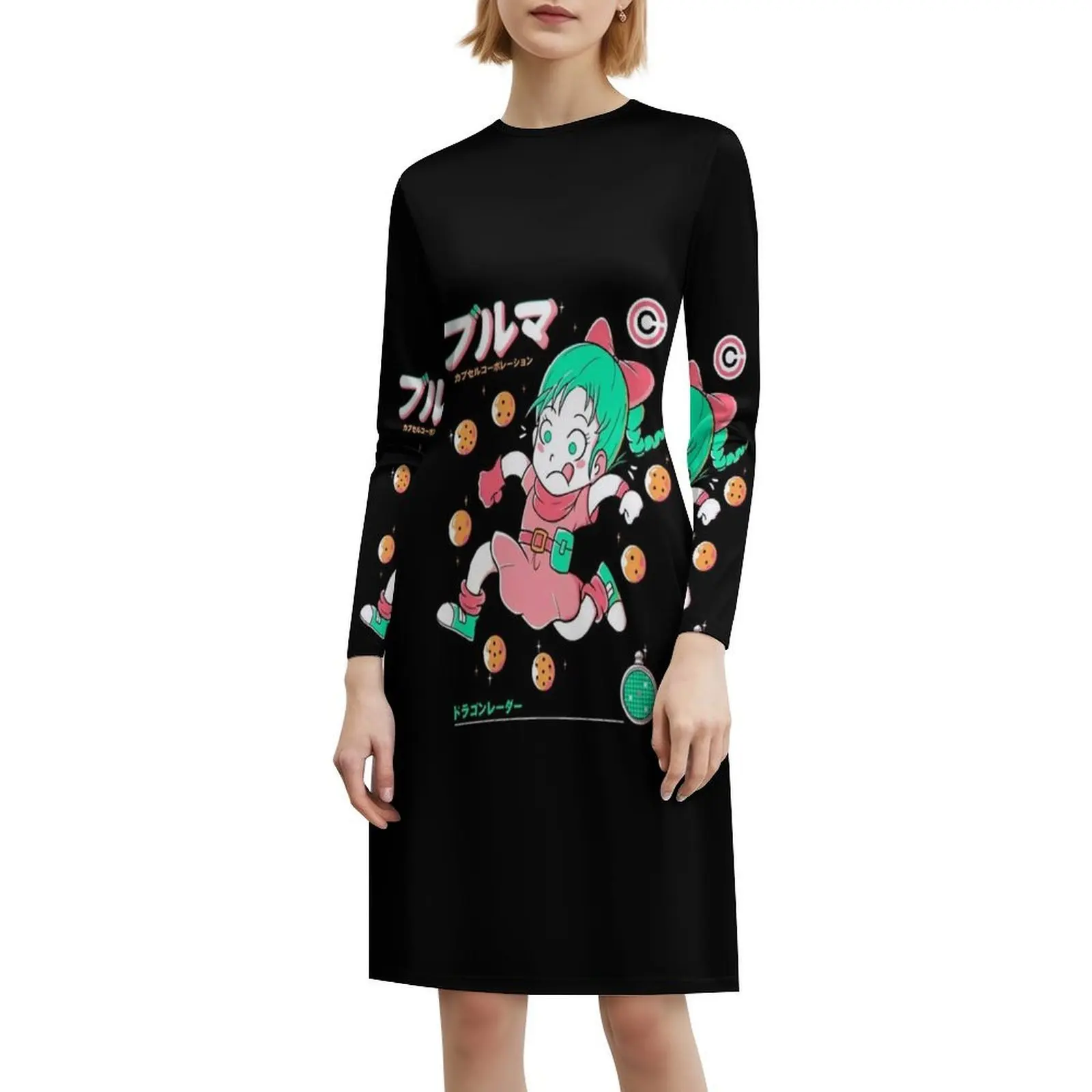 فستان My V1 النسائي الهيب هوب ملابس الشارع الشهير جرافيك طباعة ملابس الحفلات ملابس النادي لطيف للأطفال بولما لي 0 بولما لي 1 ملابس نسائية