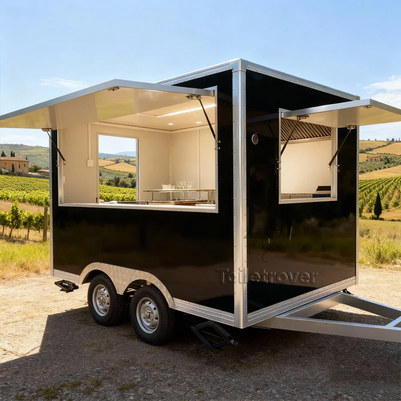 

Outdoor Commercial Food Cart Hot Dog Cake Food Trailer Sausage Mobile Food Trucks Sale Atlanta Food Trailer with Full Kitchen