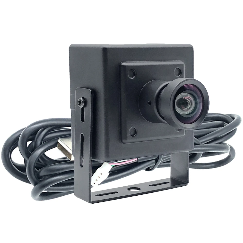 4K No Distortion Webcam Mini IMX377 30FPS 3840x2880 1200W USB Camera Surveillance Video For Windows Linux Android Support Audio