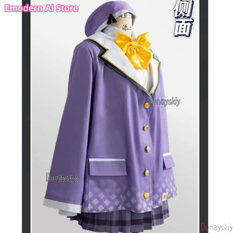 

Godss OfVctory Rei Lo Dress Cosplay Outfit High Slit Elegant Fantasy Costume Uniform Outfit Halloween Party Role Play Full Set