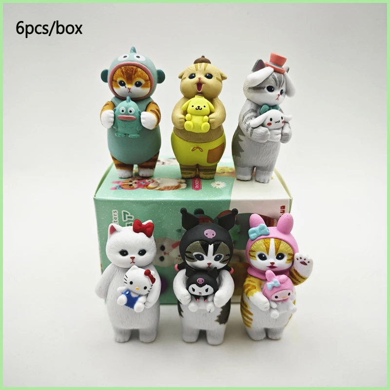 

Mofusand Blind Box 5 см Sanrio Hello Kitty кукла Mofusand Cat фигурка переодевания фигурка модель игрушки Kawaii подарок на день рождения