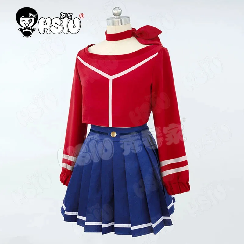 

CyMita Cosplay Costume Wig Fiber synthetic wig「HSIU 」Blue double ponytail long Wig+Wig cap JK Game MiSide Mita Cosplay Costume W