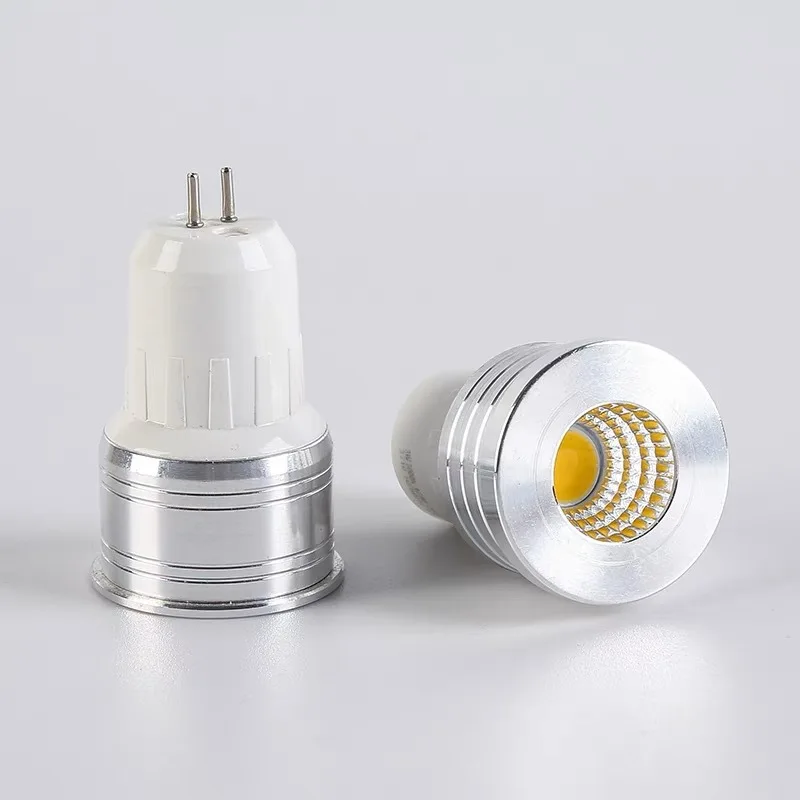 LED GU10 COB mini MR11 LED Light Bulb 1W 3W 12V 35mm Diameter Bright Spotlight GU5.3 For Living Room Bedroom LED Lamp 220V 110V