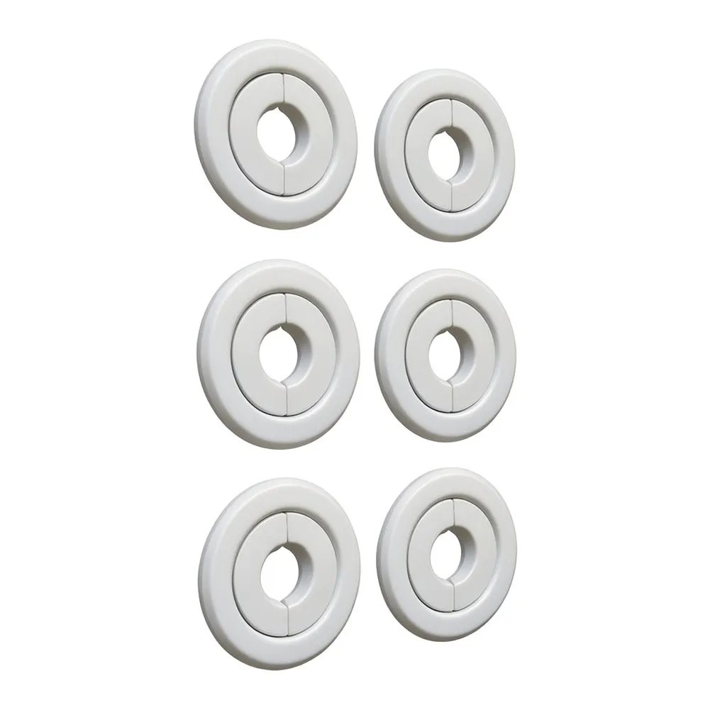 Metal Fire Sprinkler Head Decorative Cover White Escutcheon Plate For Recessed Sprinkler System Heat For Retention Safety For Ri