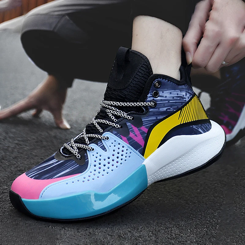 2022 Xiaomi Youpin Sneakers Elastic Outdoor Running Sports Basketball Shoes Men Women Shock Absorbing Breathable Couple Footwear