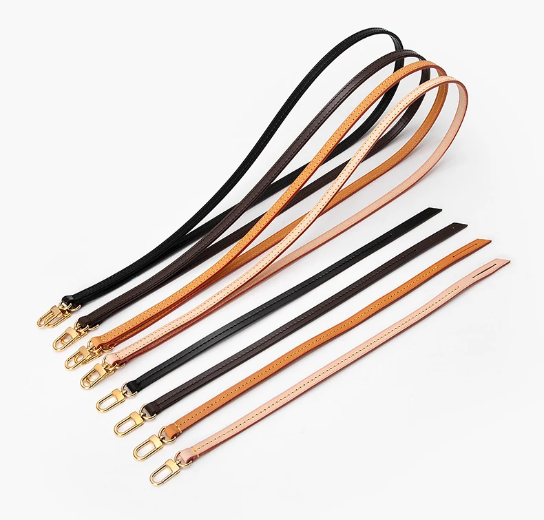 CRAZYSMITH Luxury Vegetable Tanned Leather Bag Strap For LV Pochette Underarm Crossbody Shoulder Straps Replacement Accessories
