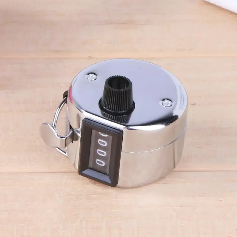 Contador Tally Handheld para Coaching, 4 Dígitos Número Contagem Clicker, Contadores Mecânicos, Clicker Pitch