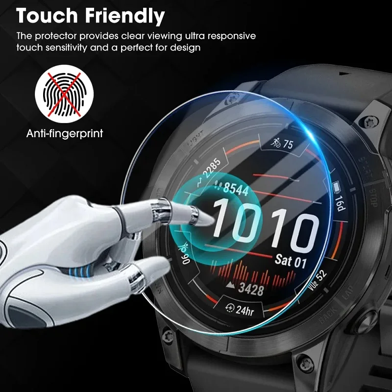 Защитное стекло для Garmin Fenix 8 AMOLED Solar E 7X 6X Pro 7 6 7S 6S Pro 5 5S, Защитная пленка для экрана для Garmin Fenix 8 AMOLED Solar E 7X 6X Pro 7 6 7S 6S Pro 5 5S