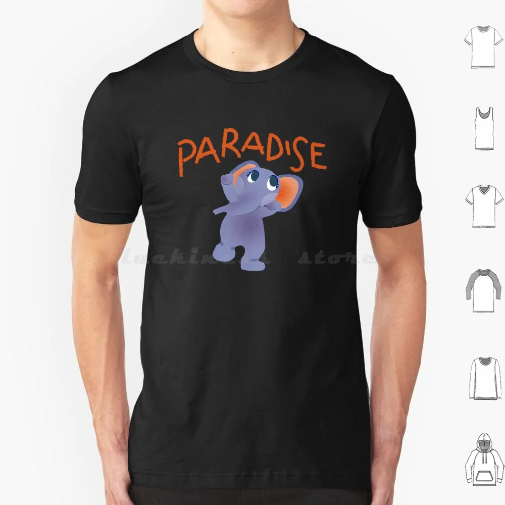 Paradise Elephant T Shirt 6xl Cotton Cool Tee Music Of The Spheres Music Band Guitar Chris Tour Yellow A Head Full Of Dream