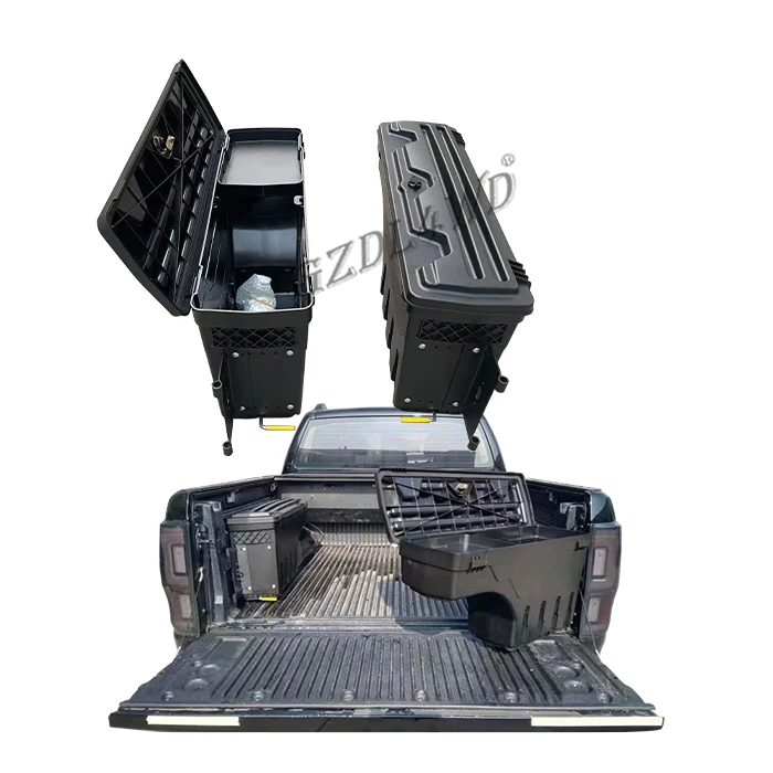 Universal 4x4 Accessories Bed Storage Box Toolboxes For Ranger Hilux Navara Triton D-max Truck Accessories