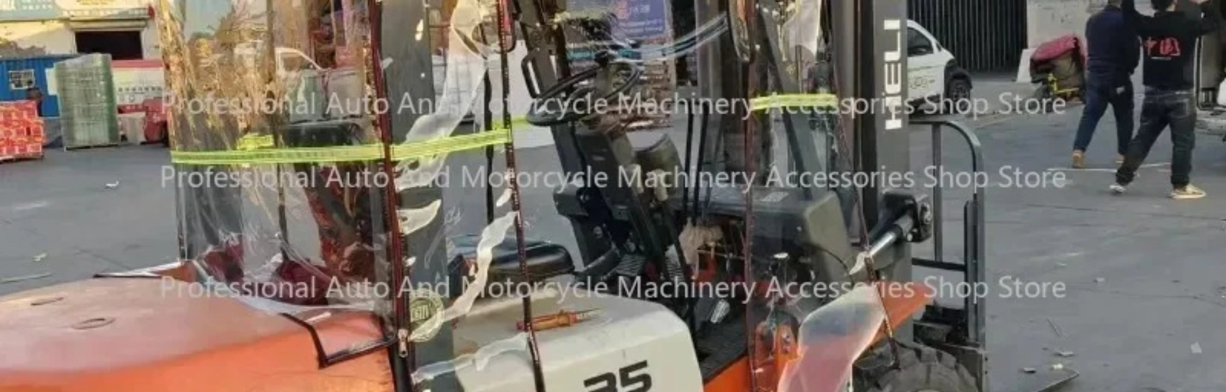 

Чехол-тент для вилочного погрузчика, утолщенный, от дождя и ветра, подходит для Heli, Hangcha, Longgong, Liugong