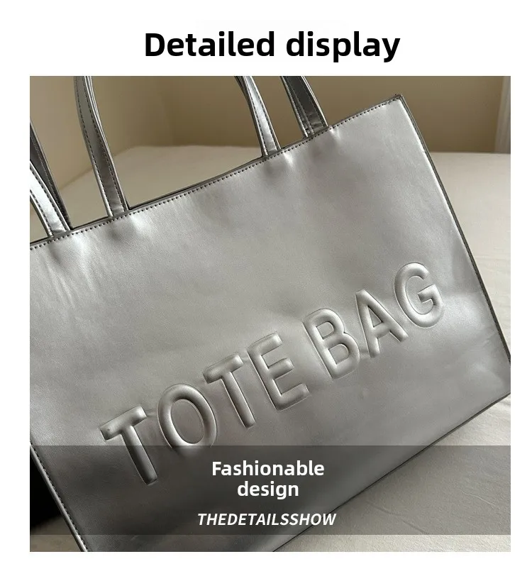 Einfache Vintage-Tragetaschen aus Pu-Leder für Damen, lässige Mode, einzelne Schulter-Cross-Body-Taschen, Handtasche für Damen zum Arbeitseinkaufen – Detail 1