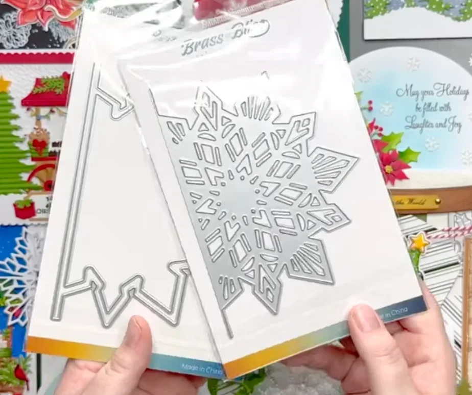 Cherry and Christmas Tree Metal Cutting Dies Scrapbook Diary Decoration Stencil Embossing Template DIY Greeting Card Handmade view 6