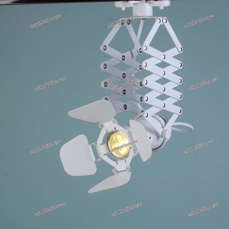 Retractable Track Strip Cob Retro Track Light Clothing Store Decoration Industrial Style Retro Light Dimmable