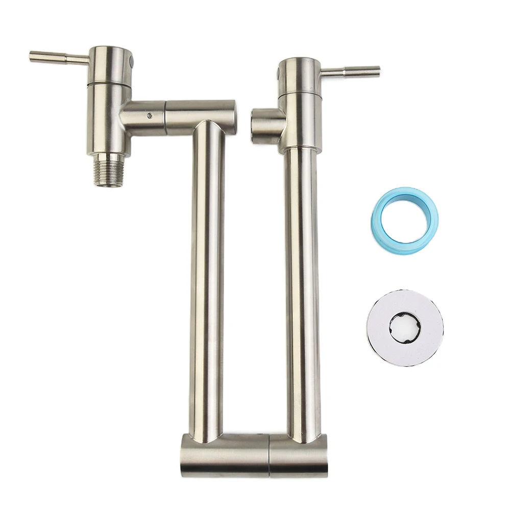 High Grade High Quality Practical To Use Wall Mounted Ceramic Faucet Swivel Folding Wall Mounted Polished High