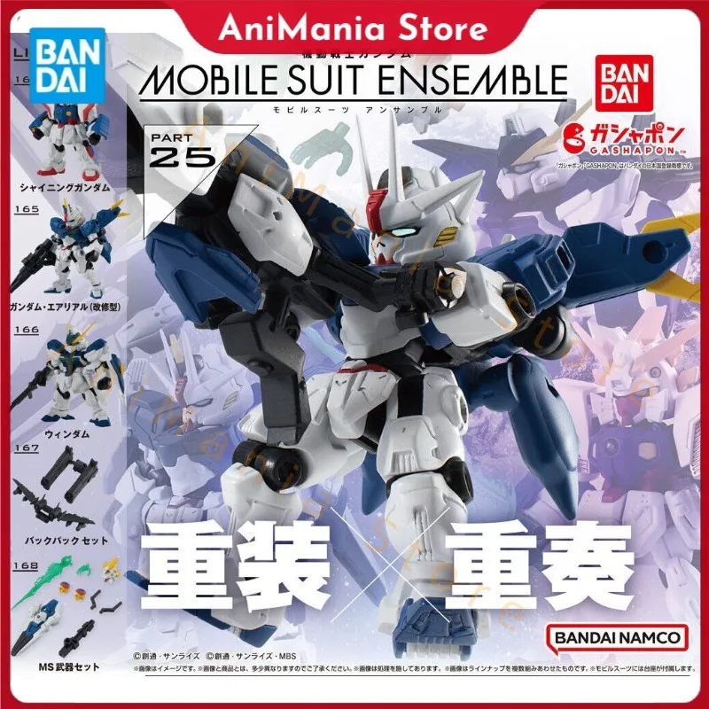 

Bandai Original Gashapon Gundam MSE25 Shining Gundam Aerial Rebuild Model Kit Action Figure Collectible Toy For Boys Gift