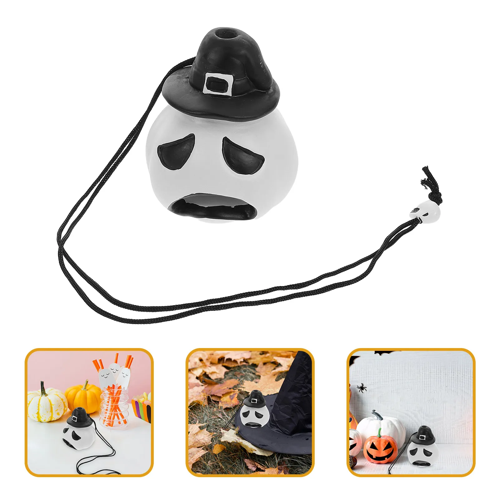 

Aztaka-Inspired Ghost Whistle Ceramic Spooky Screaming Noise Maker for Halloween Parties Pranks Carnival Atmosphere Death Scream