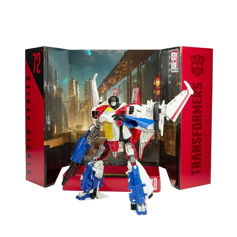 ในสต็อกของแท้ Hasbro SS72 Starscream Transformers Action อะนิเมะรูปตุ๊กตารูปปั้นเครื่องประดับของขวัญ