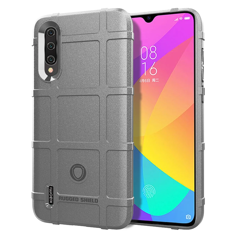 Armor Heavy Matte Soft Cover for Xiaomi 9 lite Mi 9 Lite Shockproof Shield Case for xiaomi Mi9 lite Anti Knock Silicone Cases