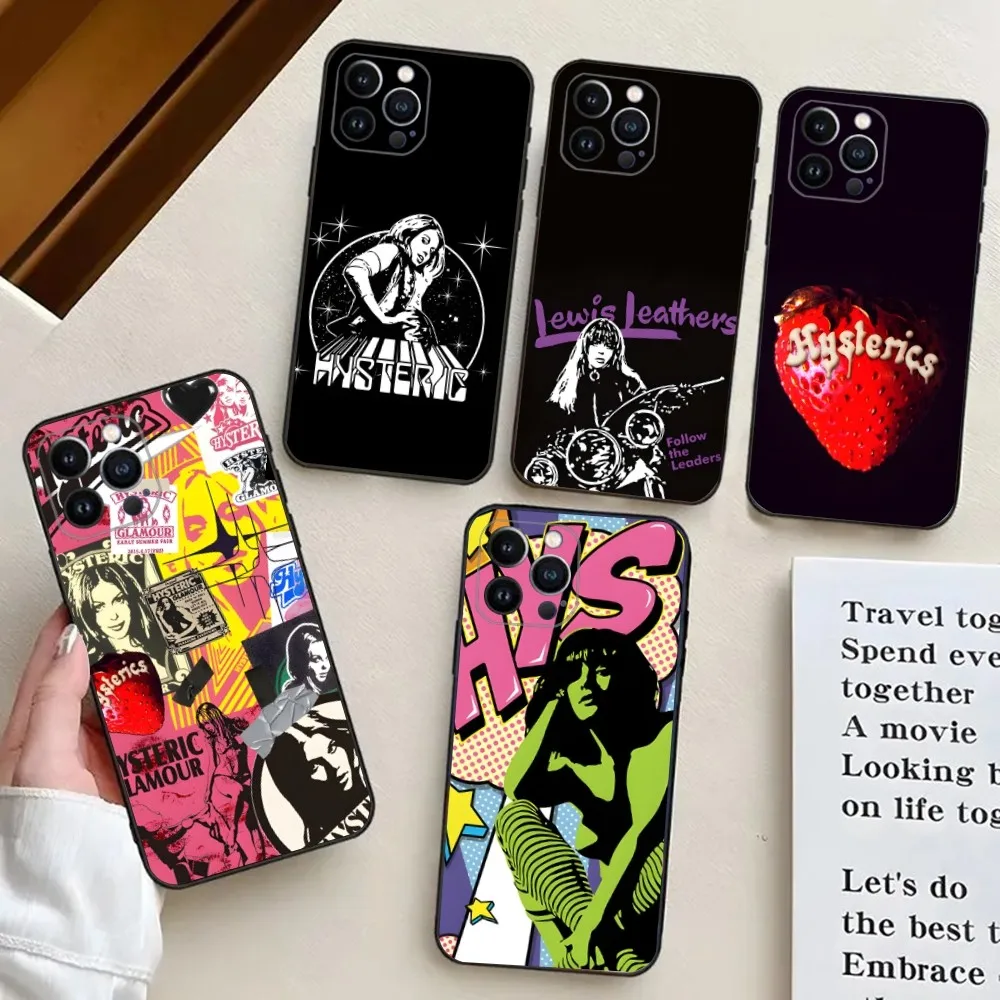 

Hysteric Glamour Gir Phone Case For iPhone 15,14,13,12,11,Plus,Pro Max,XS,X,XR,SE,Mini,8,7 Soft Silicone Cover