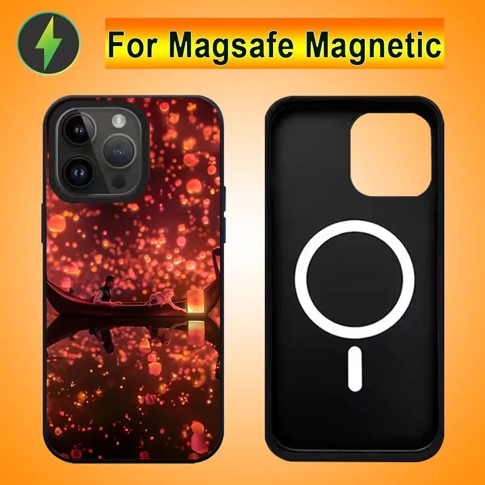 T-Tangled Phone Case For IPhone 15 14 13 Pro Max 11 12 Mini Alex Mirror For Magsafe Wireless Charging Cover