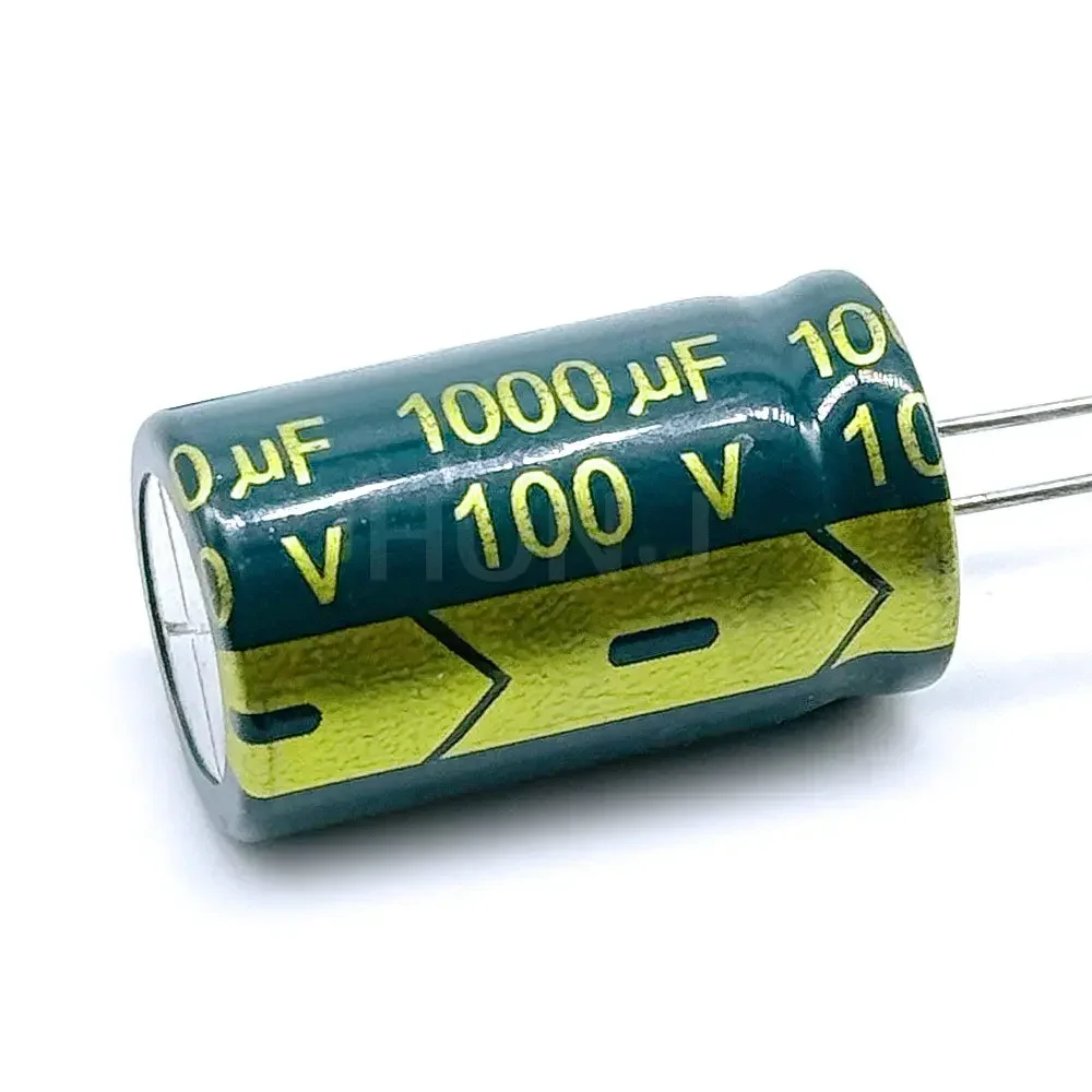 Capacitor eletrolítico de alumínio, baixa resistência de alta frequência, tamanho 18*30, 100V, 1000UF, 20%, 2-5Pcs