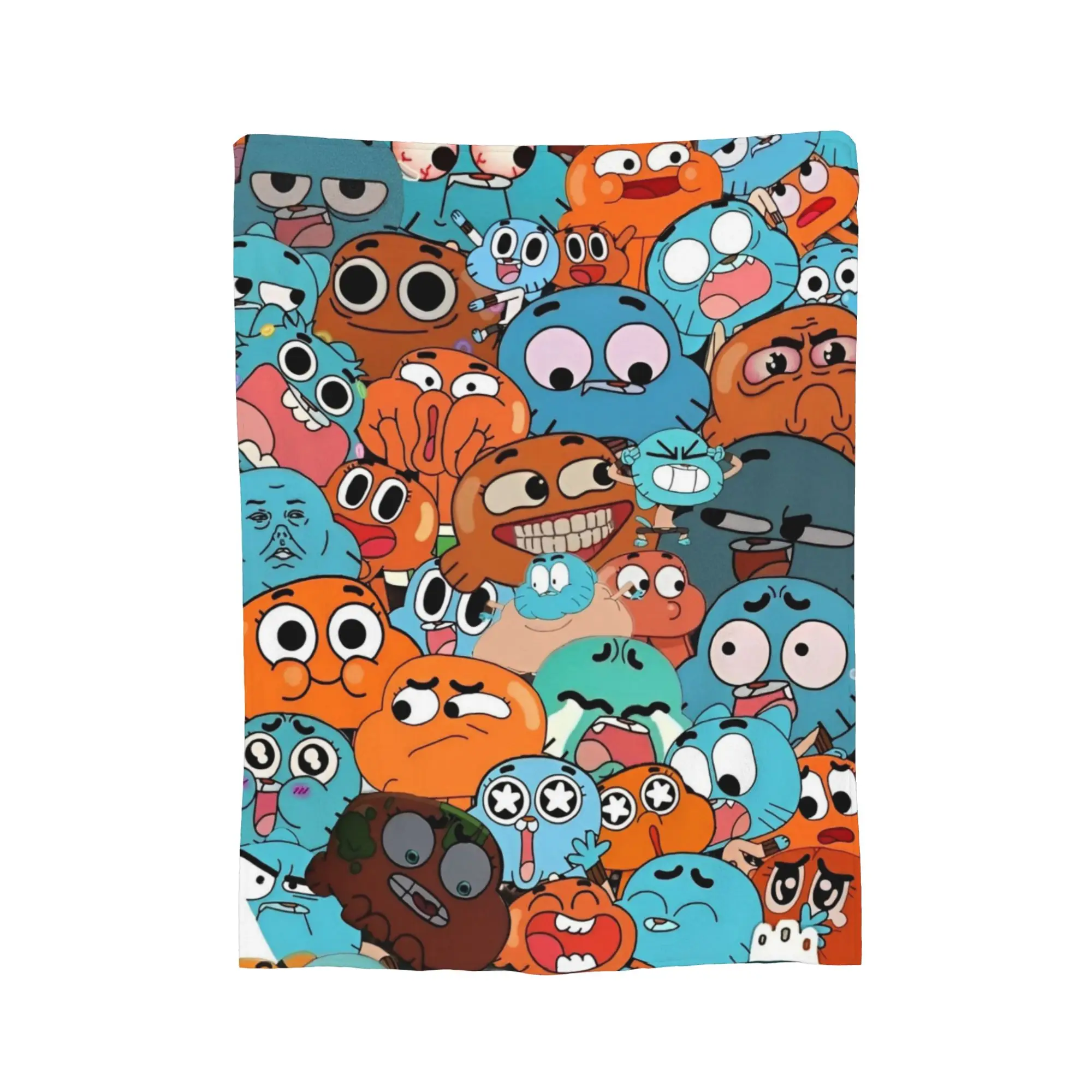 Gumballs Plush Blanket Cartoon Game  Fashion Throw Blankets for  Sofa Bedding Lounge 125*100cm Quilt
