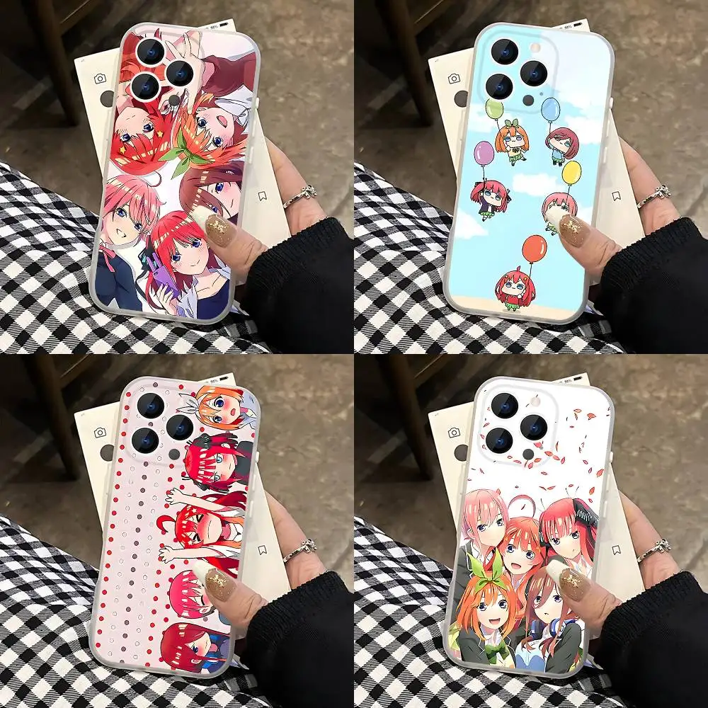 

Quintessential Q-Quintuplets Case For iPhone 17,16,15,14,13,12,11 Pro,Max,Plus,Mini,Air,E Magnetic Magsafe Frosted Transparent