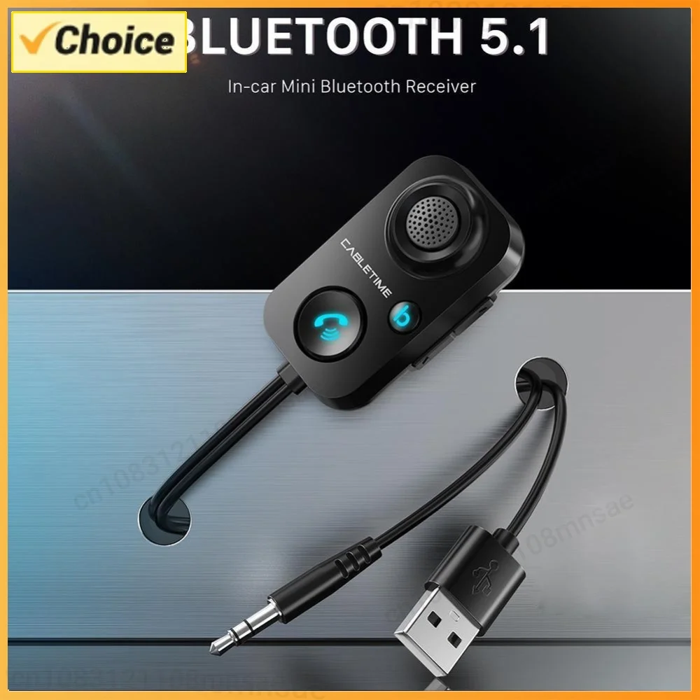 Auto BT Transmitter Audio 3.5mm Auto Wireless Receiver Bluetooth-Compatible USB AUX MP3 Player for Hands-Free Call Car Amplifier