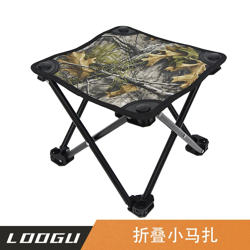 

Outdoor Camping Biomimetic Tree Hunting Camouflage Folding Chair Anti Slip Stool Portable And Easy To Carry Fishing Bench