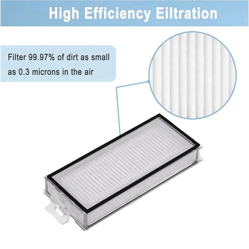 Untuk Xiaomi Roborock Q5 Pro/Q5 Pro Plus/Q8 Max/Q8 Max Plus Robot pembersih sisi utama sikat Hepa Filter bantalan pel suku cadang