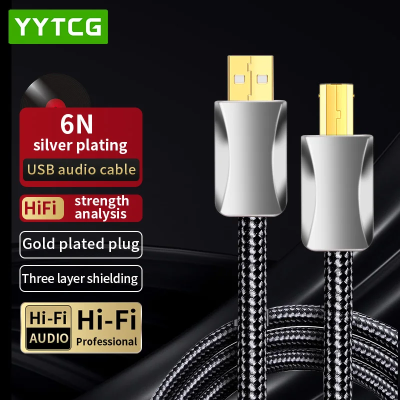 

USB A to B DAC Decoder Audio Cable Printer Cable USB 2.0 Type A Male to B Male Scanner Cord USB Printer Cable