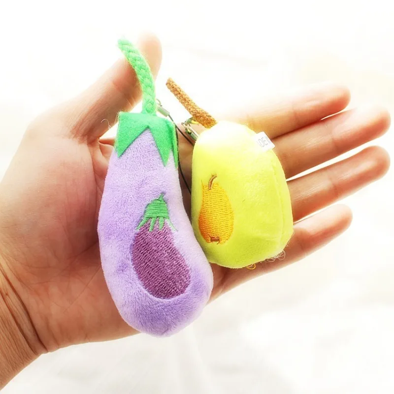 Brinquedo de pelúcia bonito de frutas e vegetais, iluminação infantil e cognitiva, boneca de ensino, presente de aniversário, 6-13cm