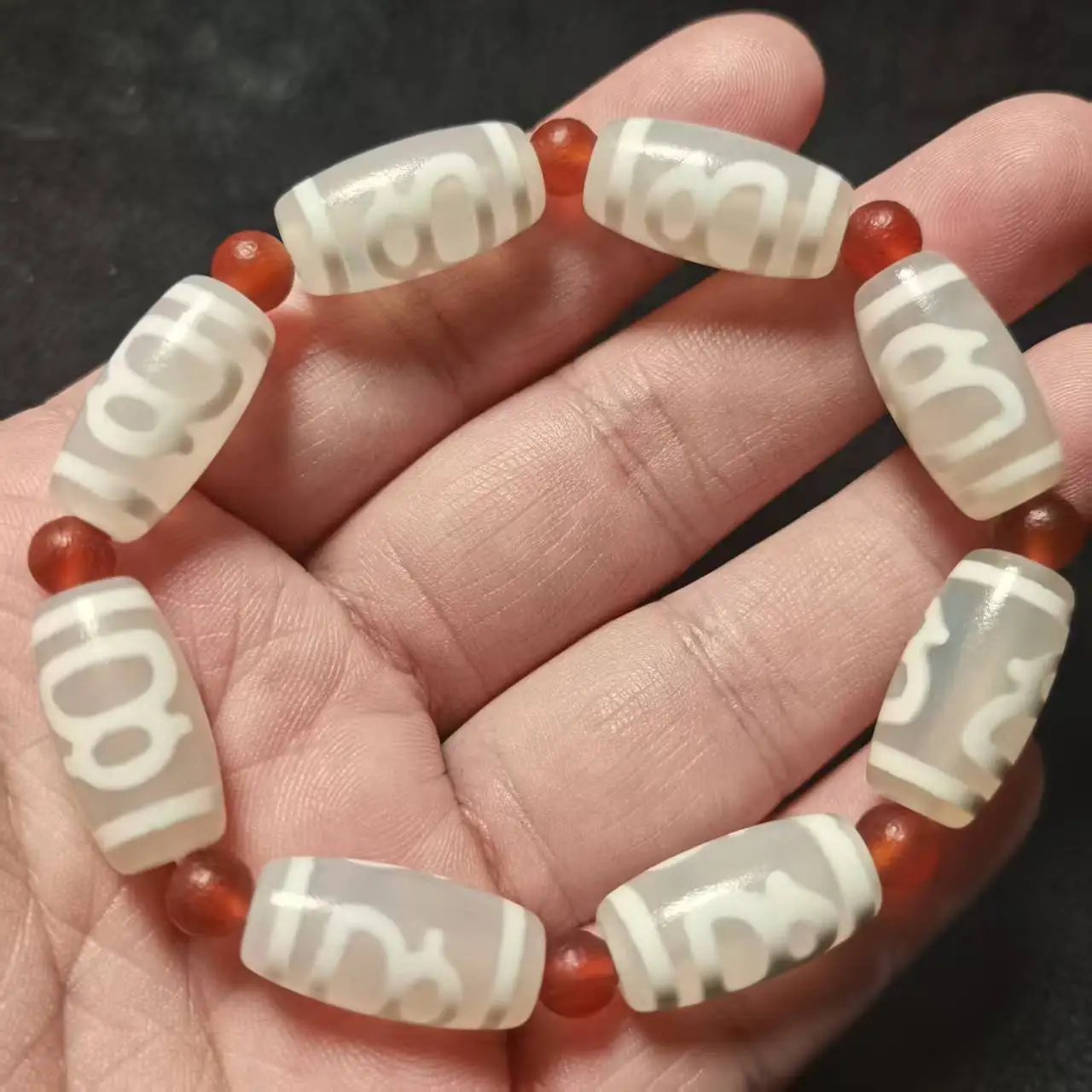 Top Tibetan Dzi Bracelet natural agate Wealth men Charming bracelets high quality precious taki Bracelet for women 4