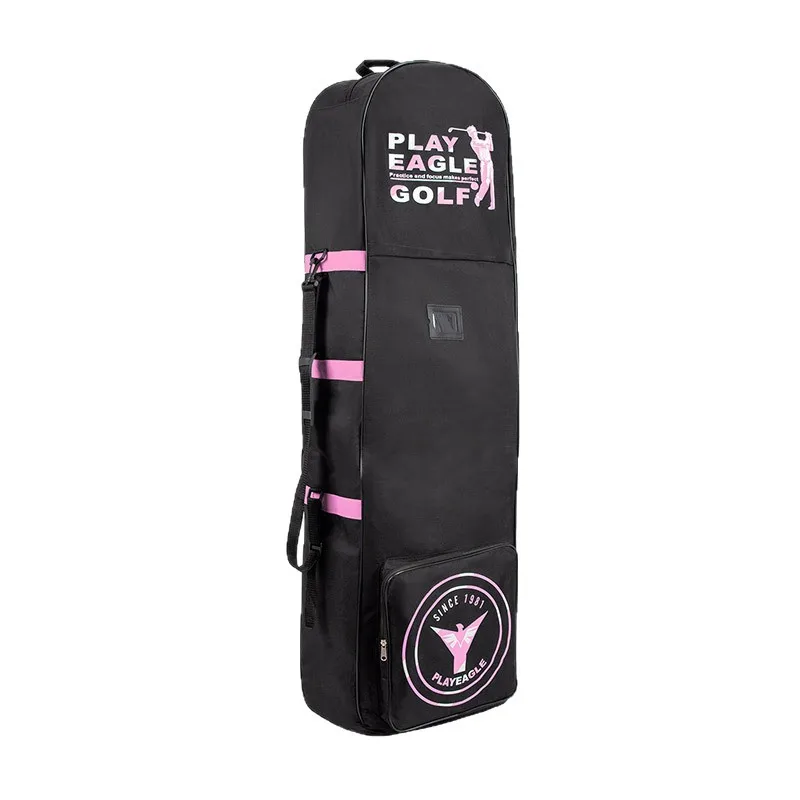 PlayEagle Foldable Golf Bag Cover with Wheels for Air Travel Oxford