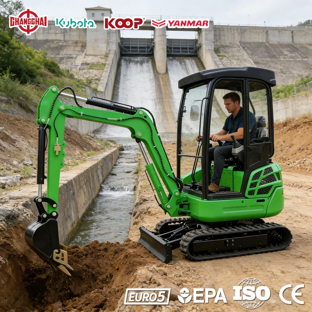 

Мини-экскаватор 1.2 тонны, многофункциональный, для строительства, 1.7 тонны, двигатель Kubota, 2.5 тонны, европейский стандарт CE, прямые продажи от производителя