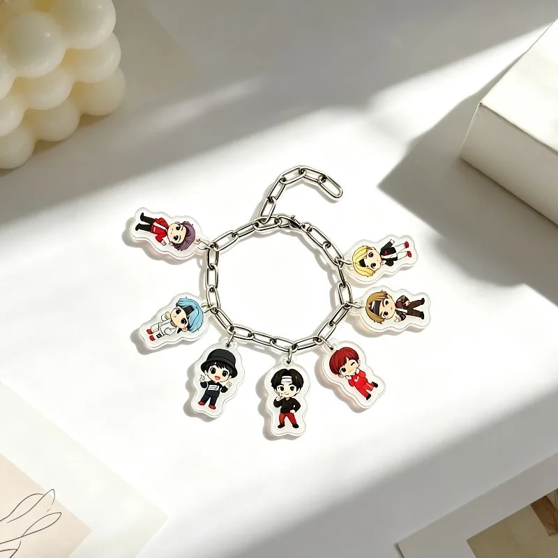 Charm-Armbänder KPOP Tier-Glocken Armreif Accessoires Koreanische Armbänder für Frauen Paar-Armband Bestes Geschenk für Freundinnen – Detail 1