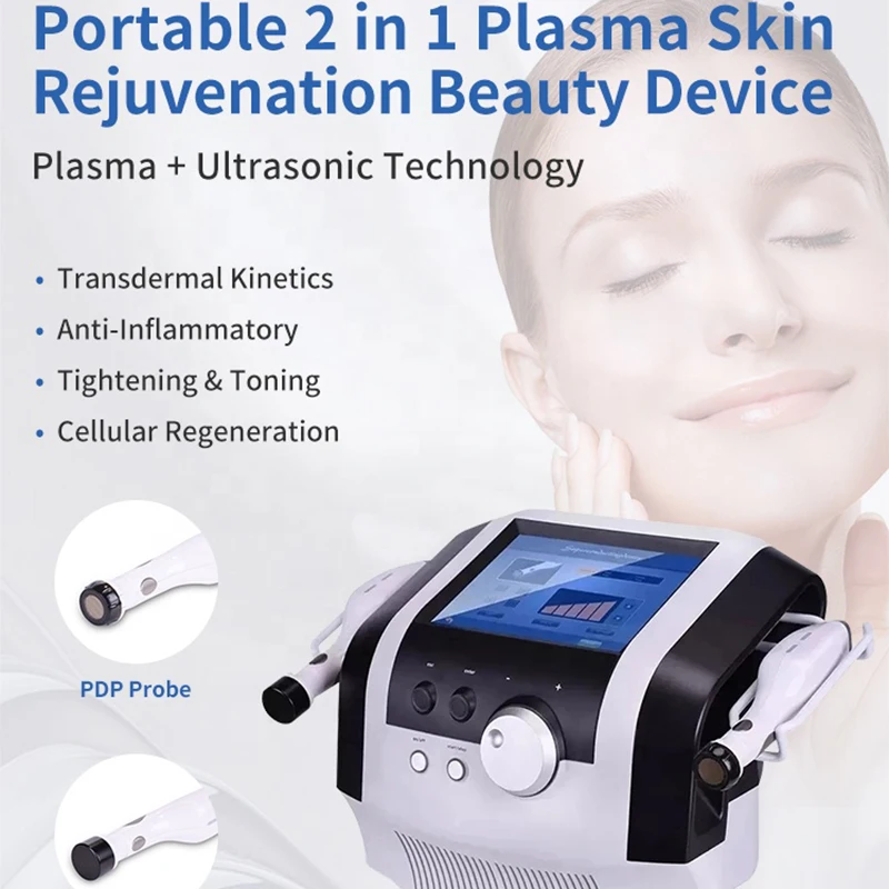 

Portable 2 in 1 Cold Plasma Ozone Pen For Face Spot Removal Skin Eyelid Lifting Mole Remove Plasma Wrinkle Removal