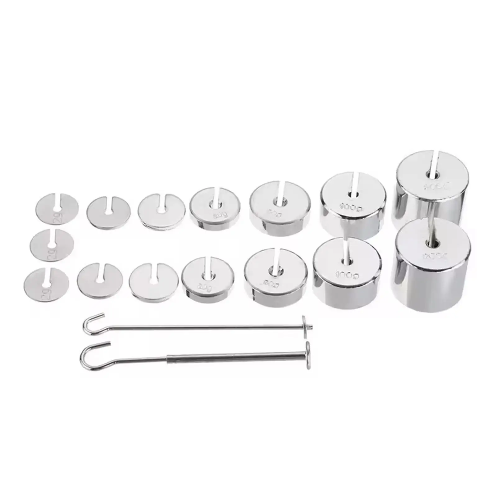 Slotted Weight Kit Metal Science Laboratory Equipment Classroom Physics Teaching Tool for College and School